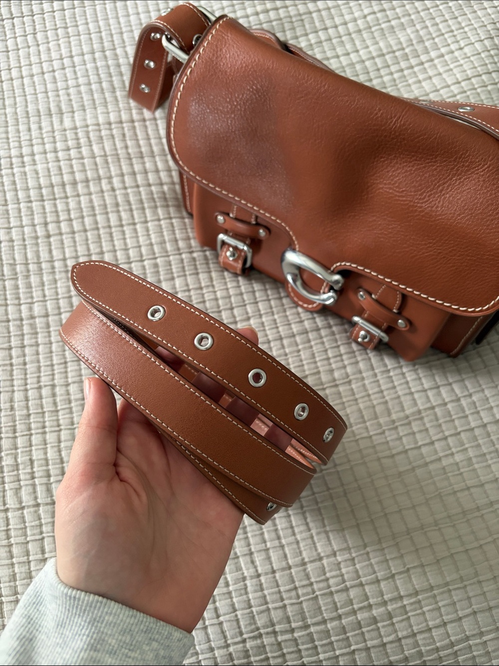Coach Western Tabby Shoulder Bag Burnished Amber - Picture 10 of 12